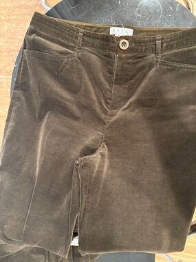 A D E C2 Brown Velvet Pants